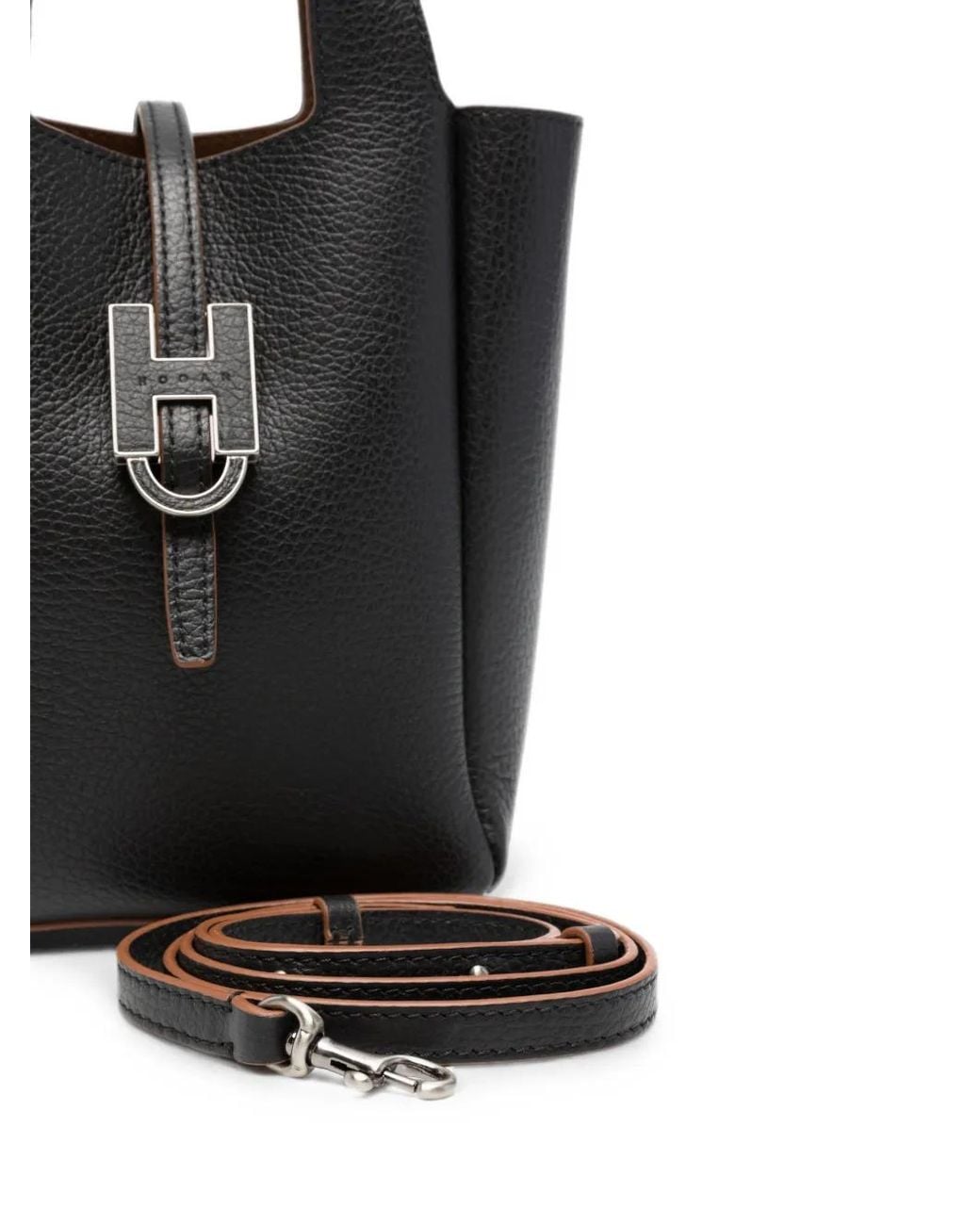 Hogan Black Trend Mini Leather Tote