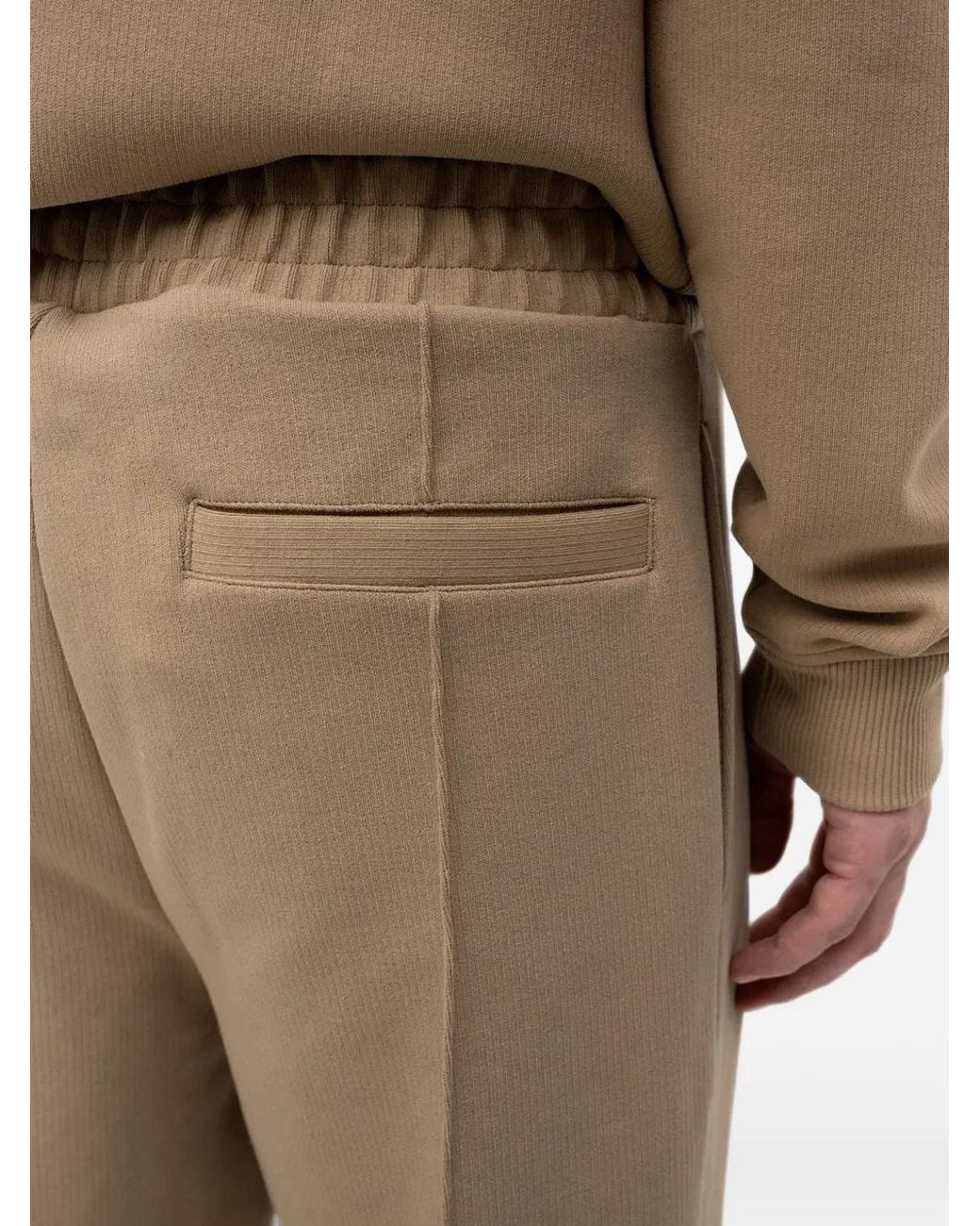 HUGO Natural Logo-Patch Track Pants for men
