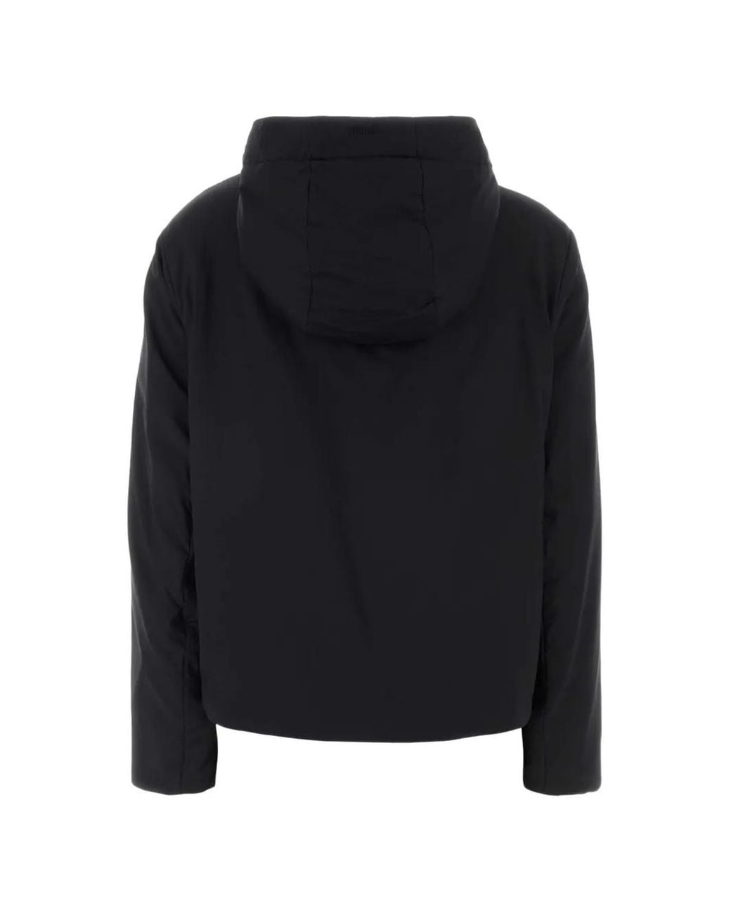 Herno Black Hooded Jacket