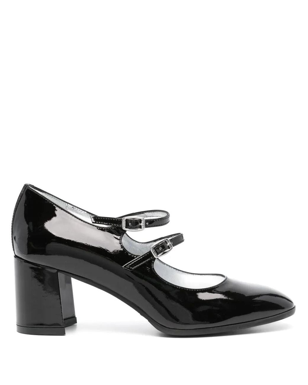 CAREL PARIS Black Alice 60Mm Leather Pumps