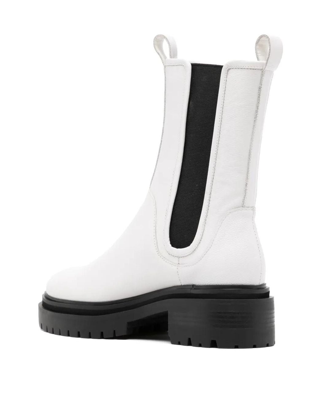 Senso White Pandora Leather Boots