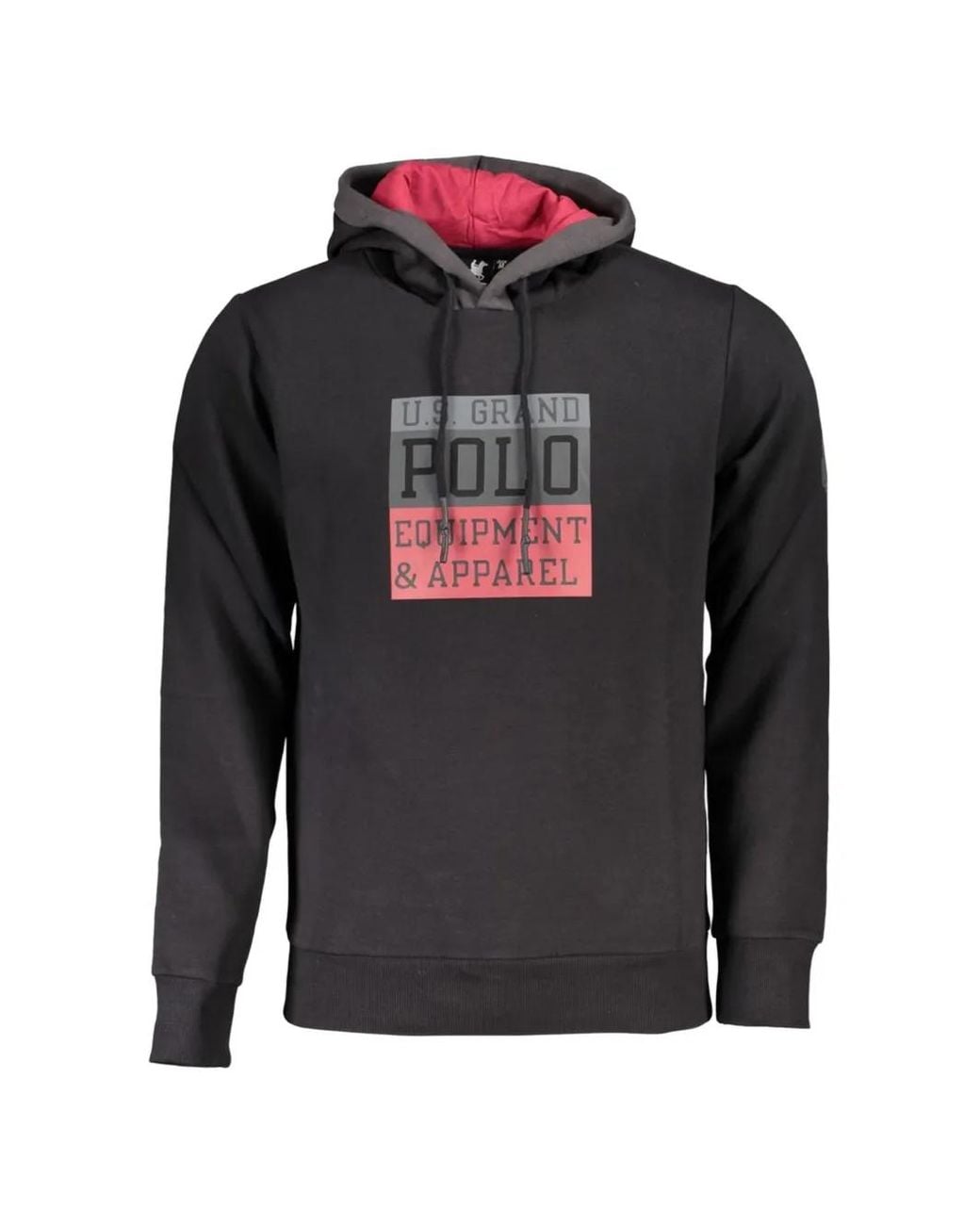 U.S. Grand Gray Hoodie À Imprimé Graphique for men