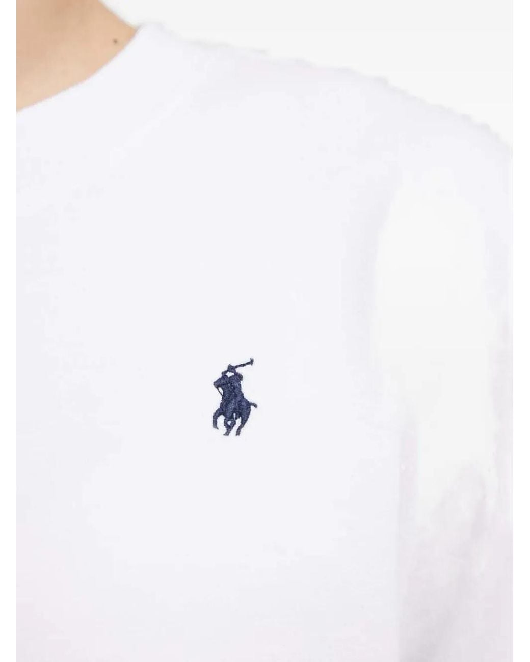Polo Ralph Lauren White Logo-Band Jersey Pajamas