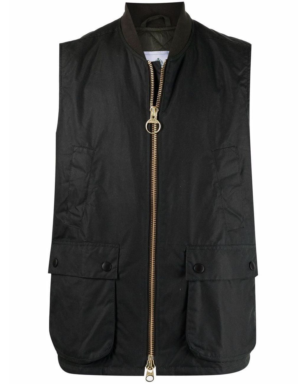 Barbour Westmorland Waxed Gilet in Green for Men | Lyst