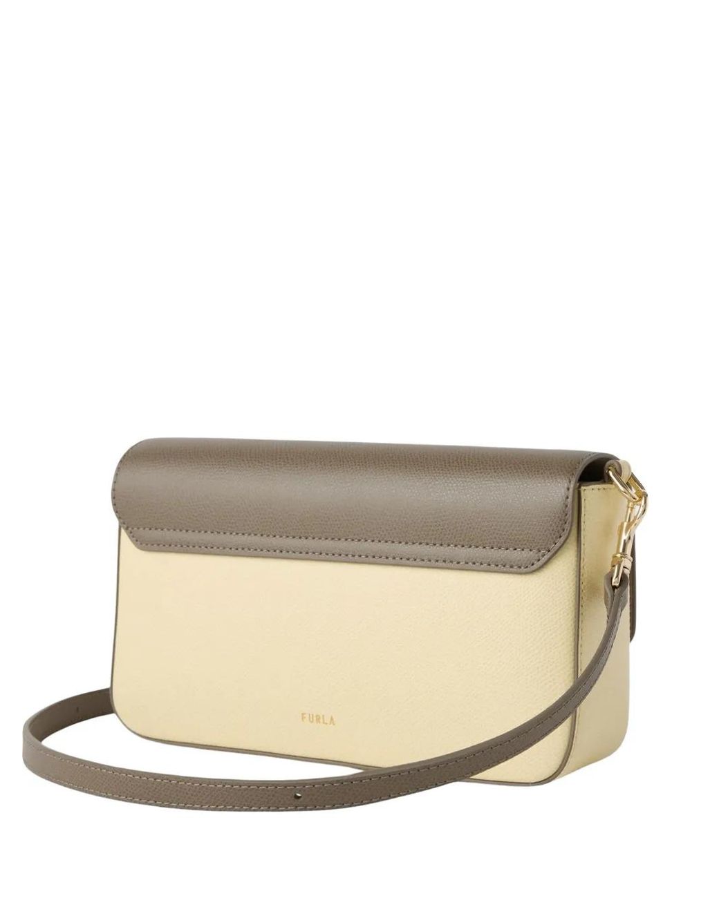 Furla Natural Small Two-Tone Cross Body Bag