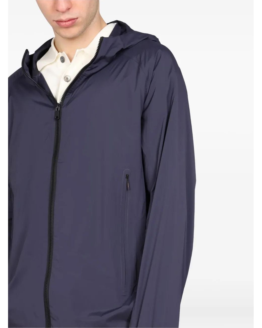 Chaqueta Con Cremallera Y Capucha Monobi de hombre de color Blue