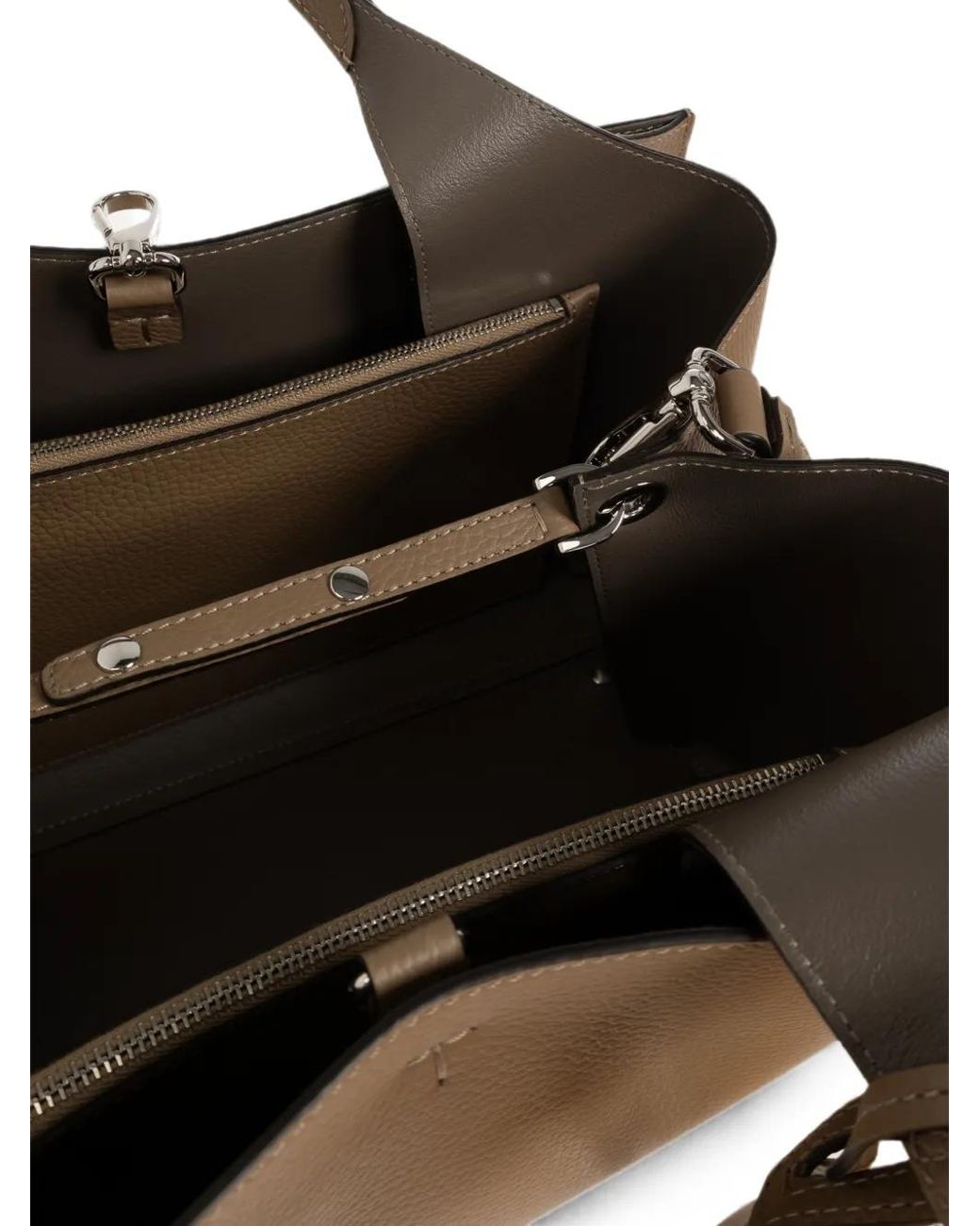 Tod's Brown Leather Tote Bag