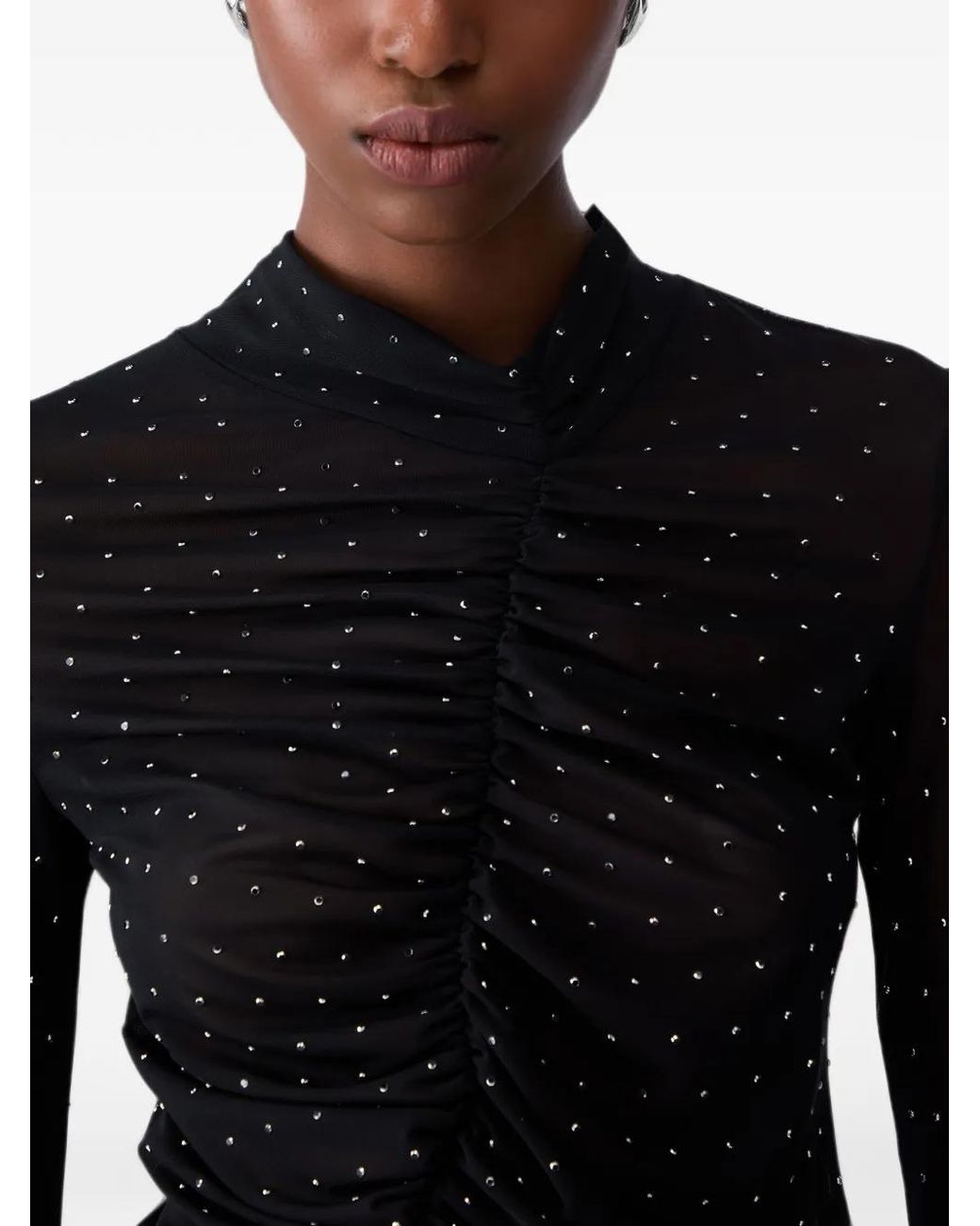Liu Jo Black Polyester Elastane T Shirt