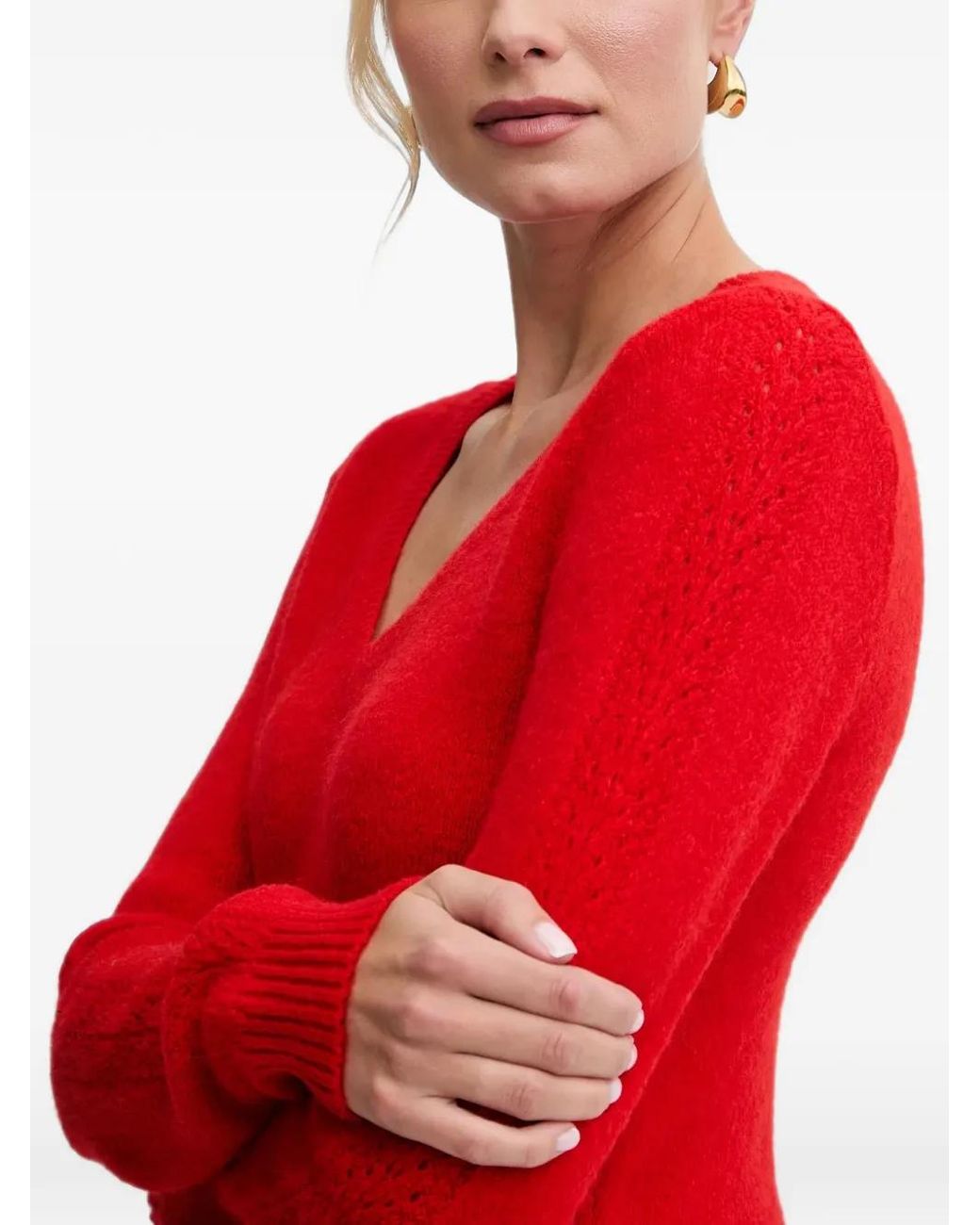 Morgan Red Pullover