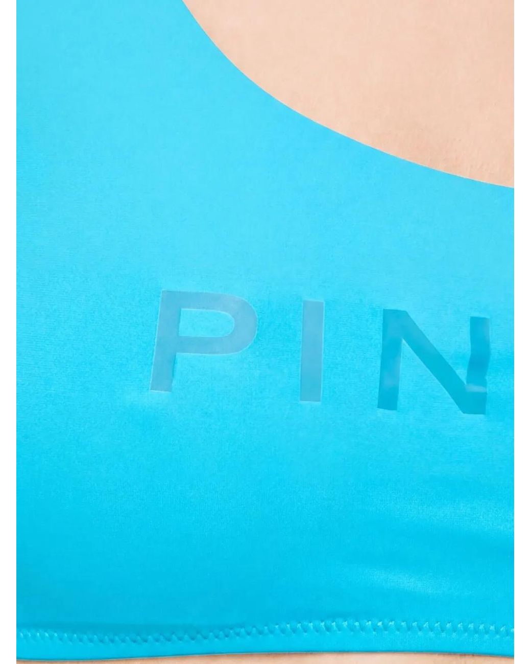 Pinko Asymmetrische Bikinitop in het Blue