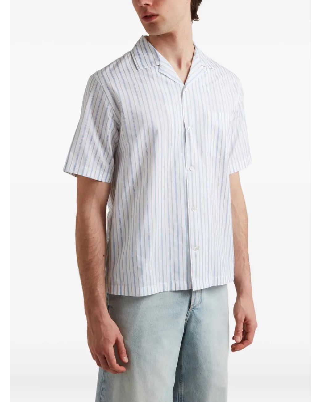 McQueen White Shirt With Logo for men