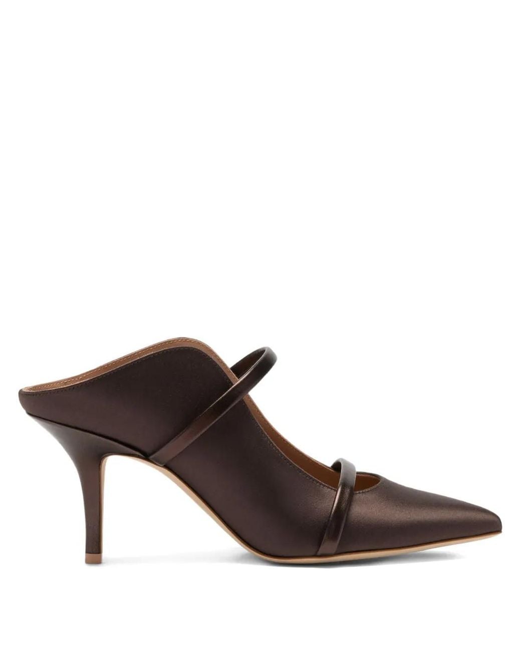 Malone Souliers Brown Maureen Strap-Detail Mules