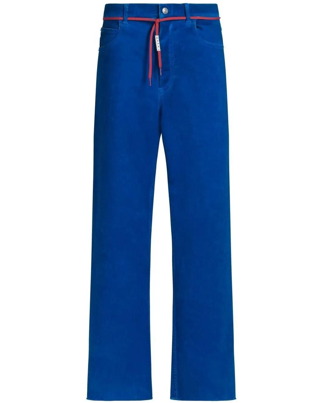 Pantalones Rectos Marni de hombre de color Blue