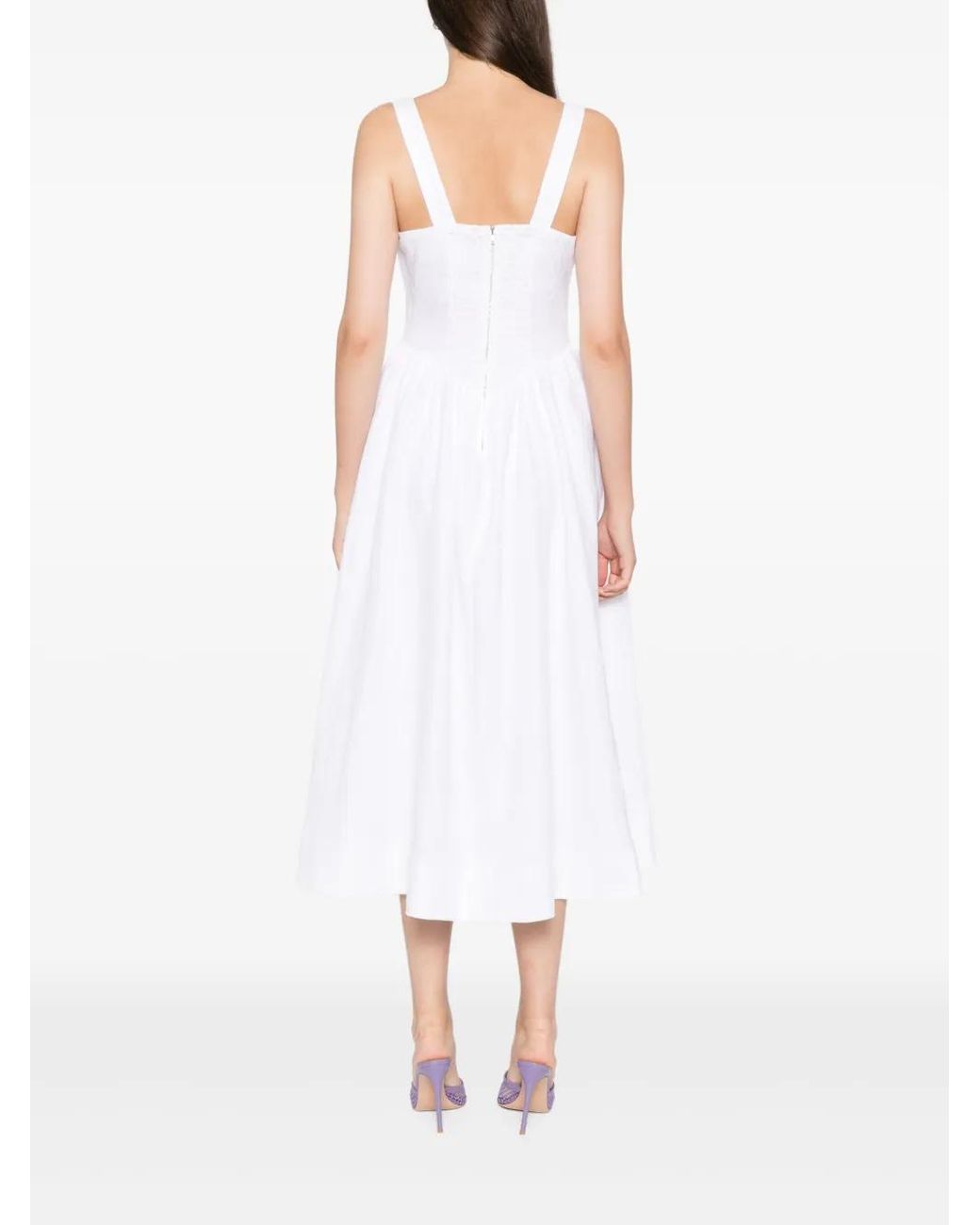 Reformation White Balia Dress