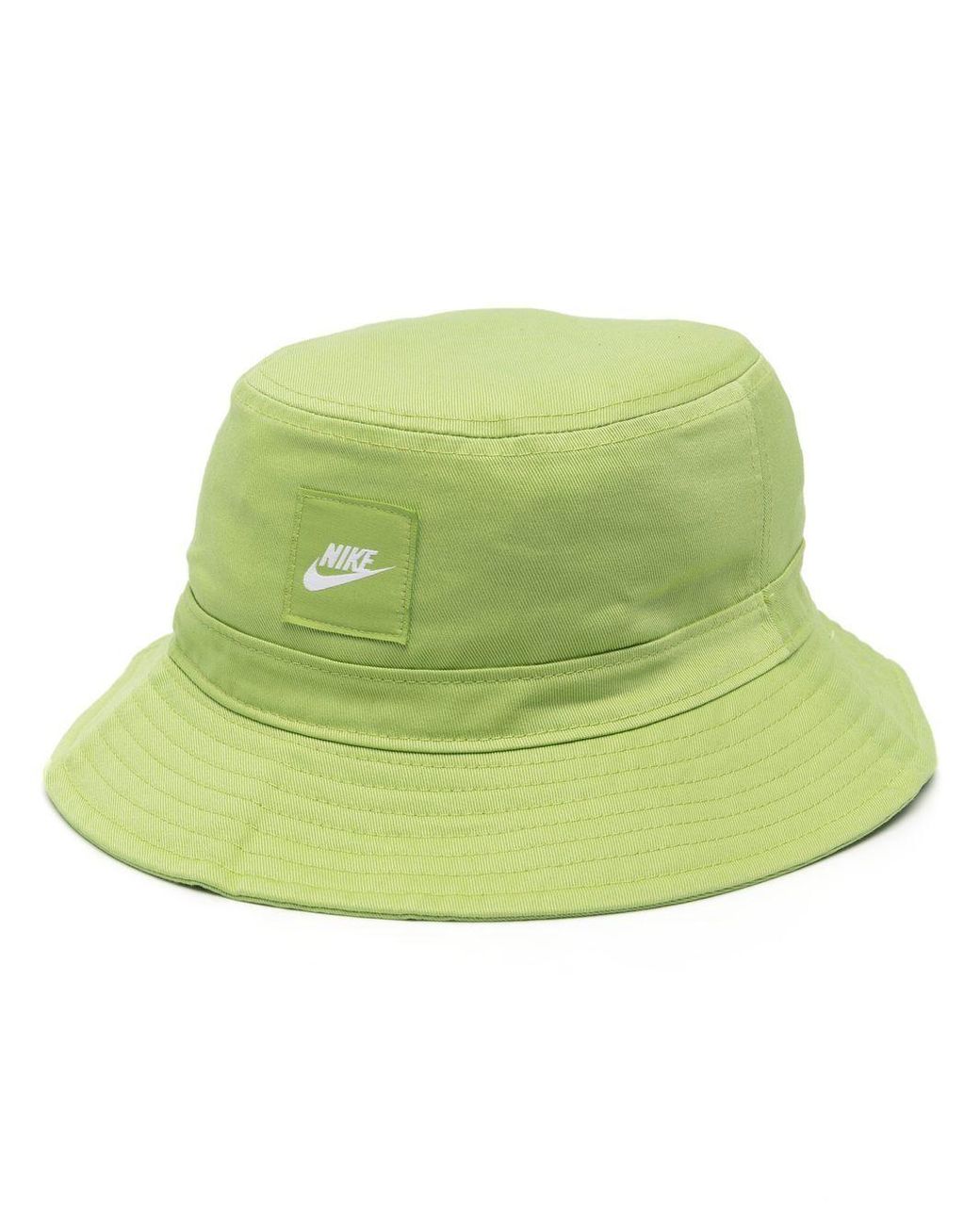 Nike Logo-patch Cotton Bucket Hat in Green | Lyst