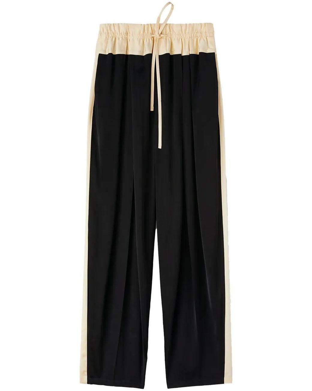 Jil Sander Black Flawless Straight-Leg Track Pants
