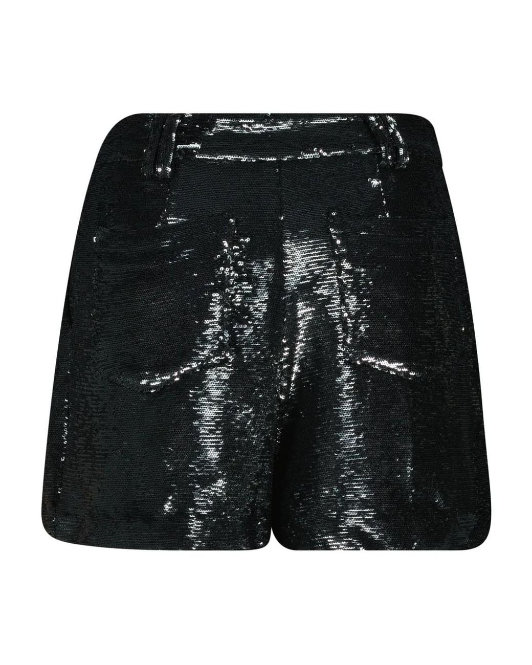 IRO Black Sequin-Embellished Shorts