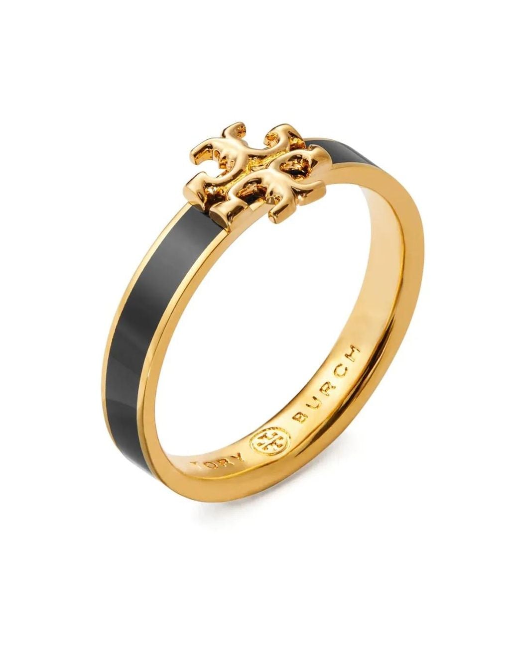 Tory Burch Metallic Icon Enamel Ring