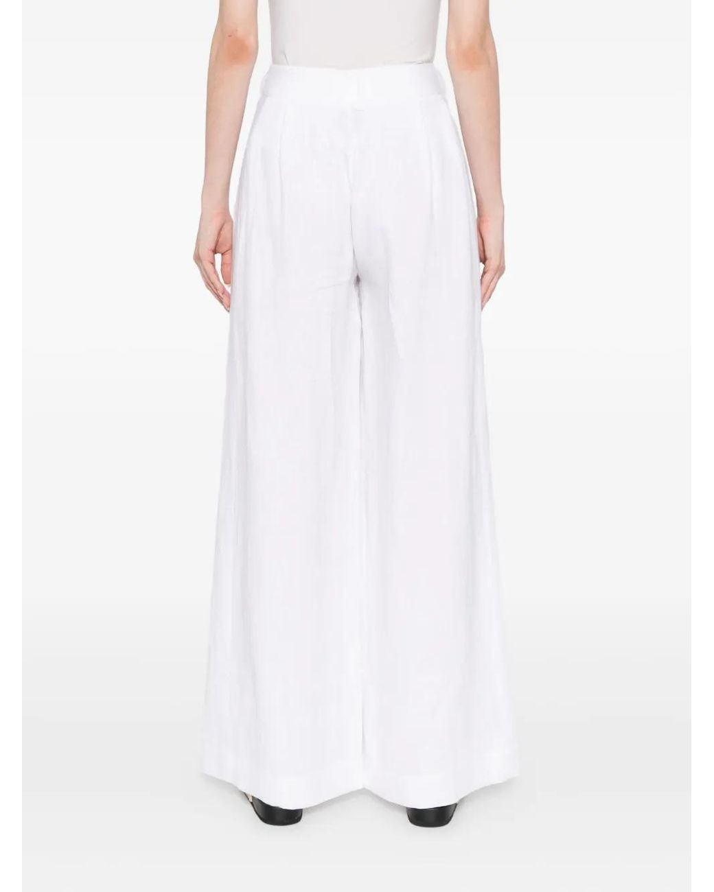 Posse White Parker Trousers