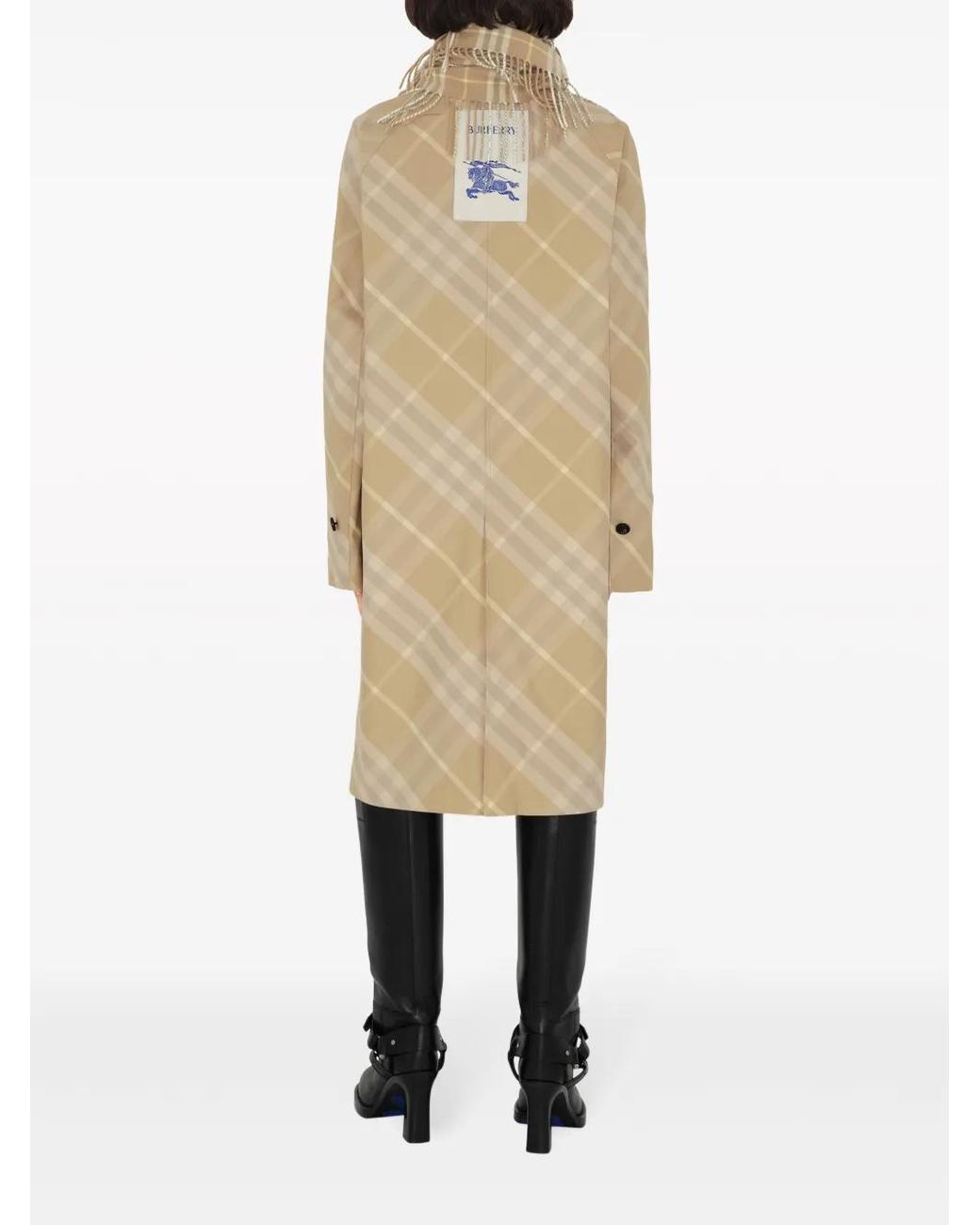 Abrigo Car Reversible Burberry de color Natural