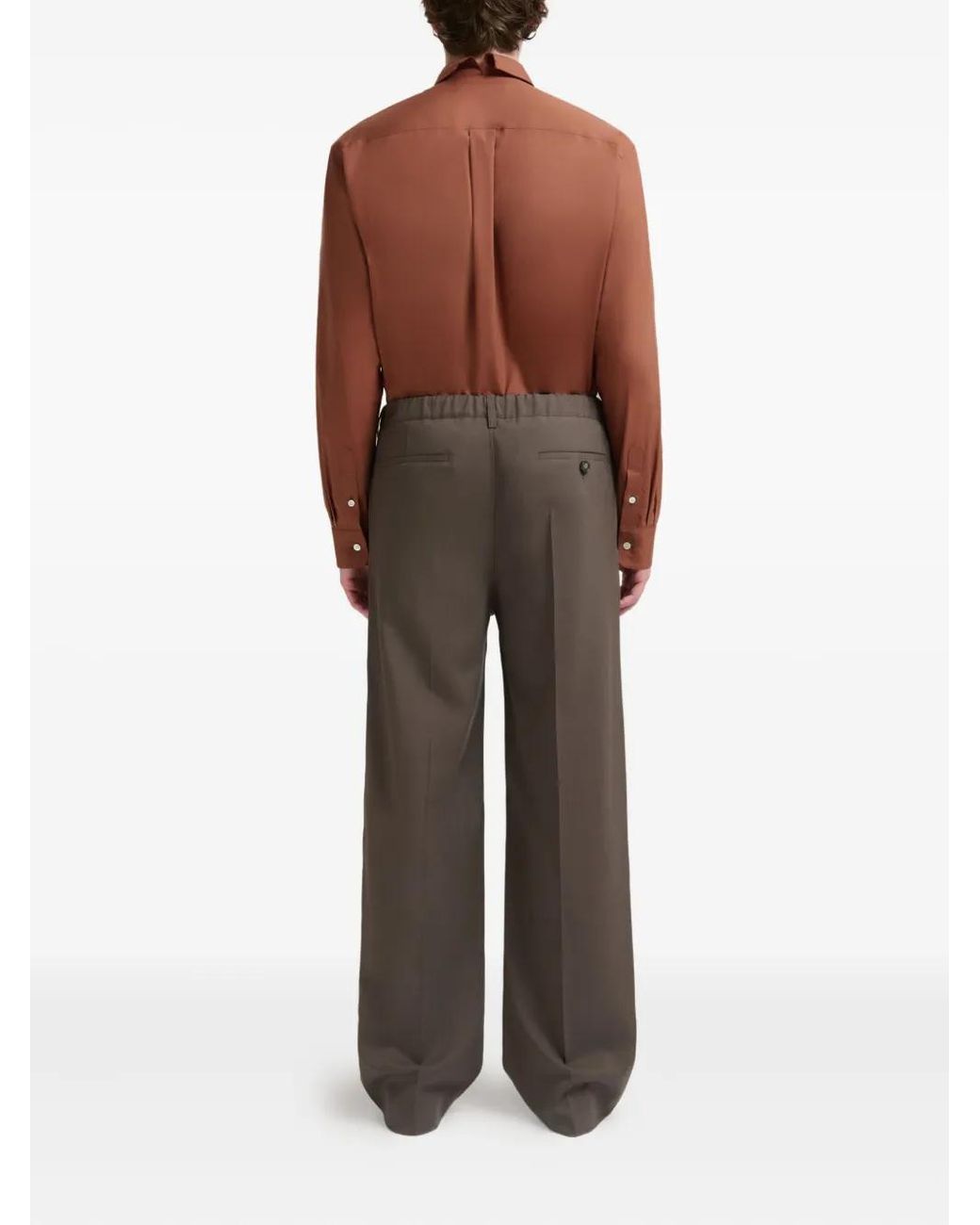 Marni Brown Trousers for men