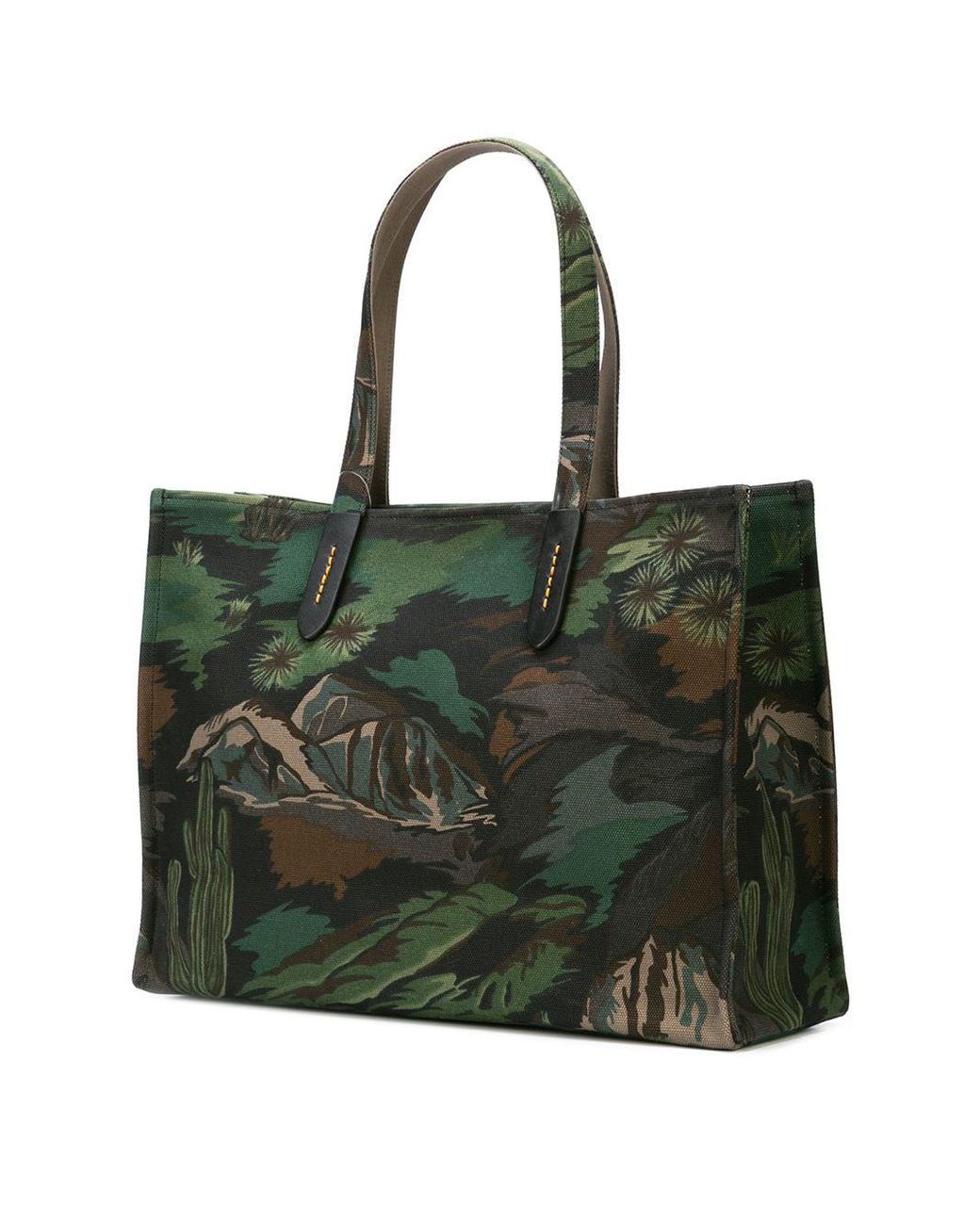 Coach rexy camo tote bag sale