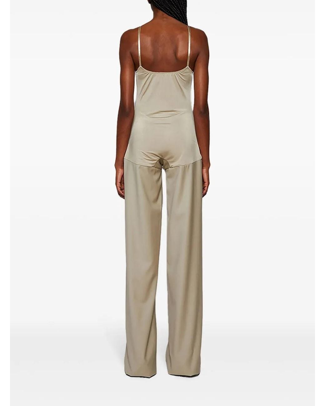 Christopher Esber Natural Talus Straight-Leg Jumpsuit