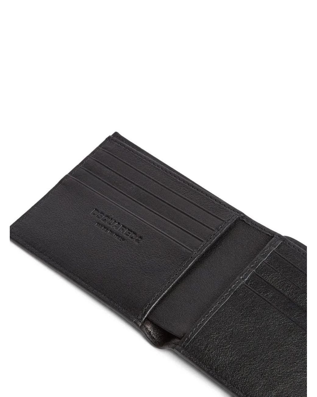 DSquared² Black Heritage Wallet for men