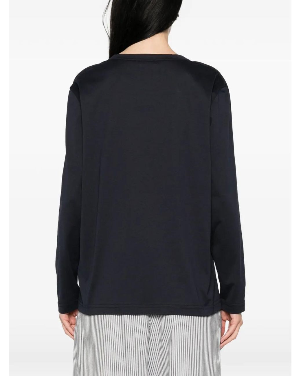 Fabiana Filippi Blue Embellished Crew-Neck T-Shirt