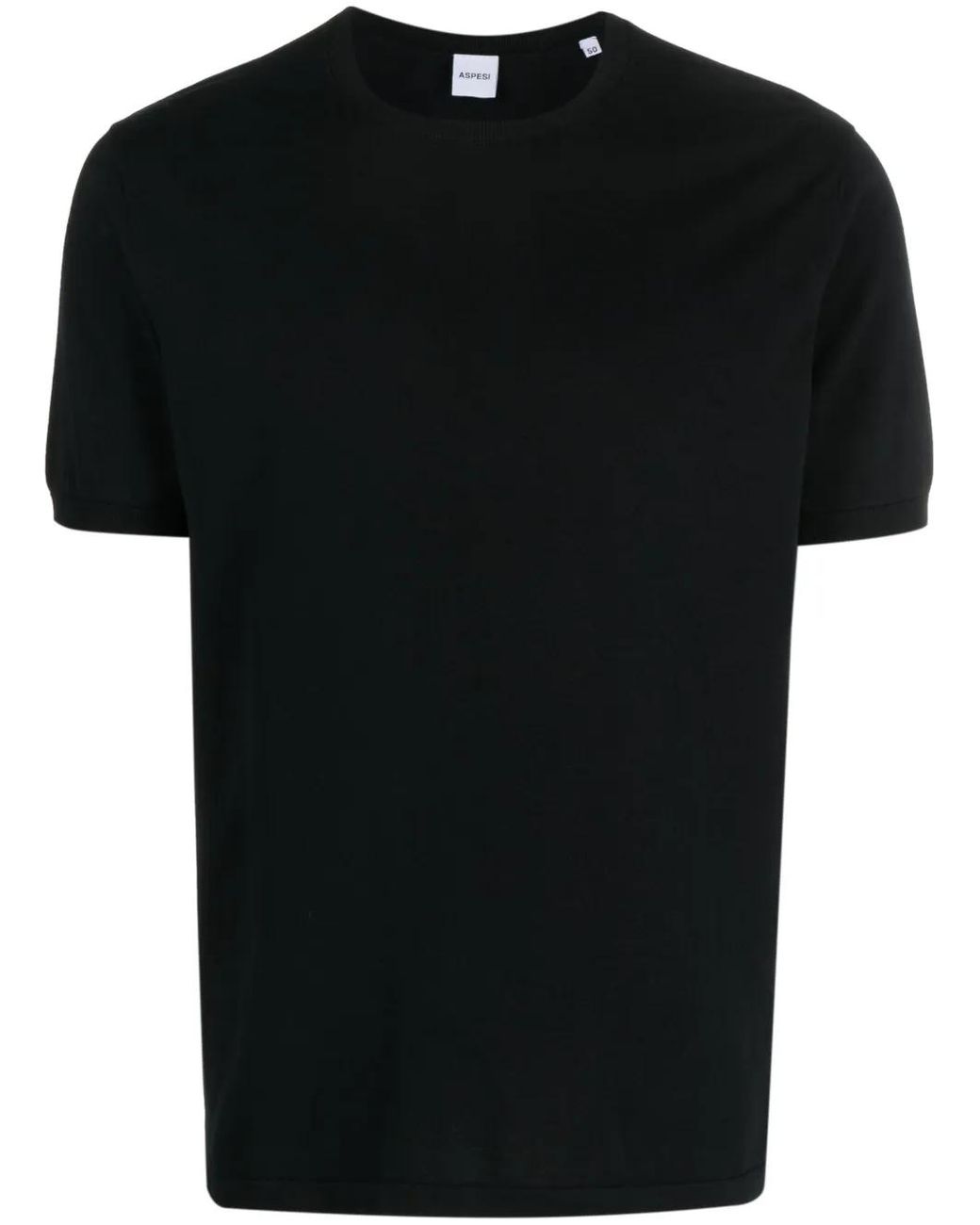 Aspesi Black Slim Fit T-Shirt for men