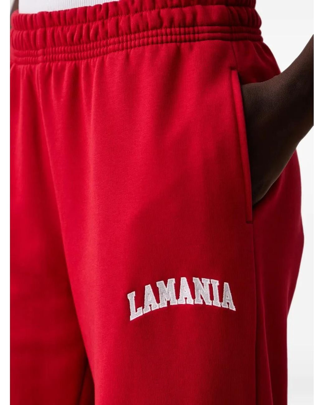 La Mania Evan Logo-Embroidered Track Pants