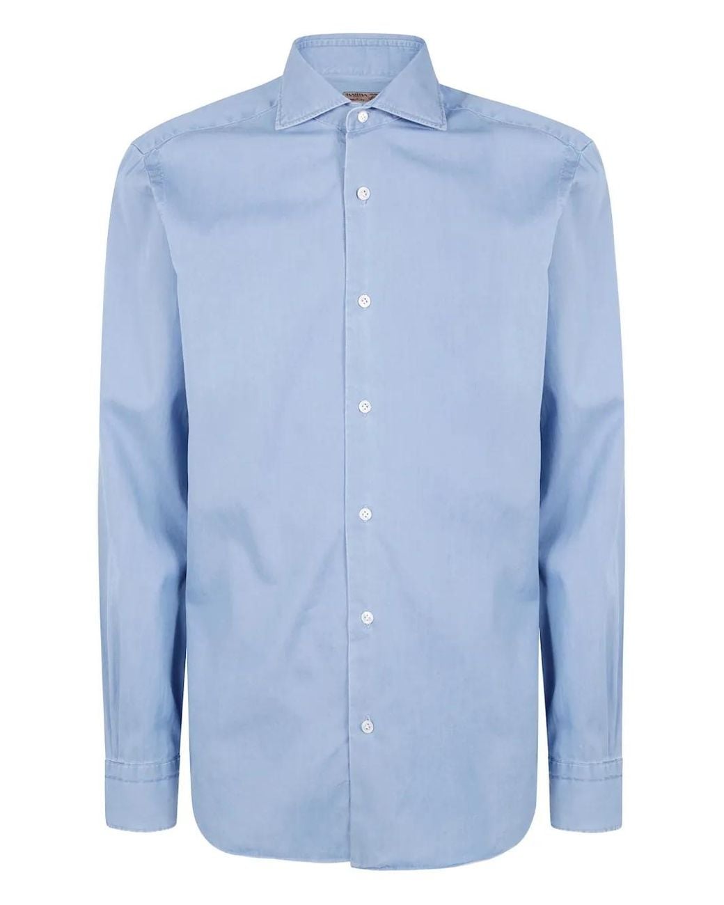 Barba Napoli Denim Overhemd in het Blue voor heren