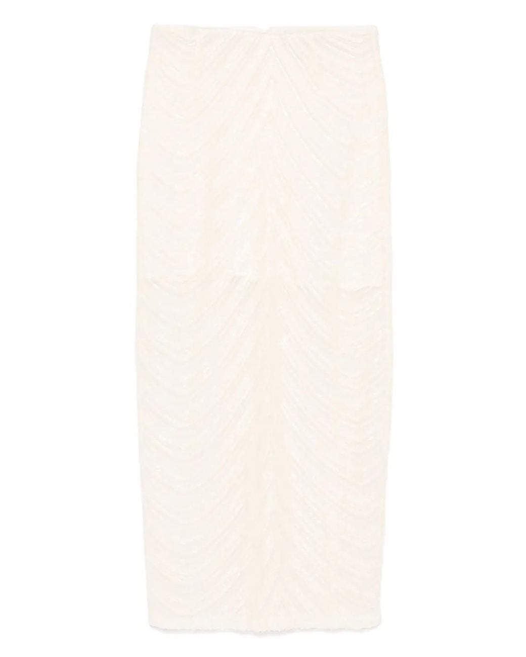Gestuz Gliragz Midi-Rok in het White