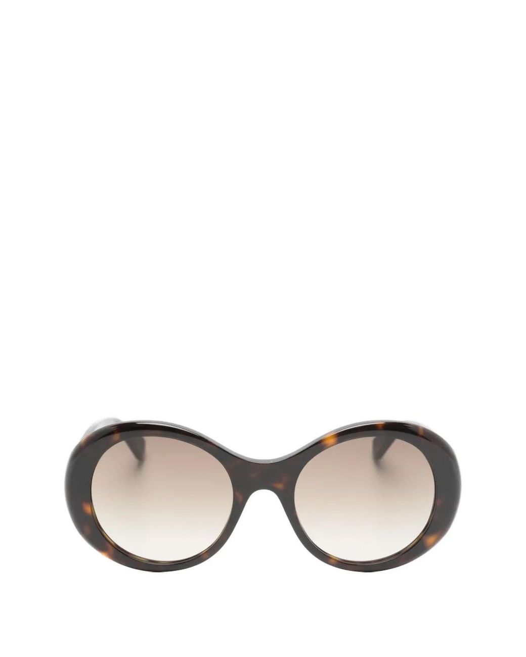 Stella McCartney Brown Round-Frame Sunglasses