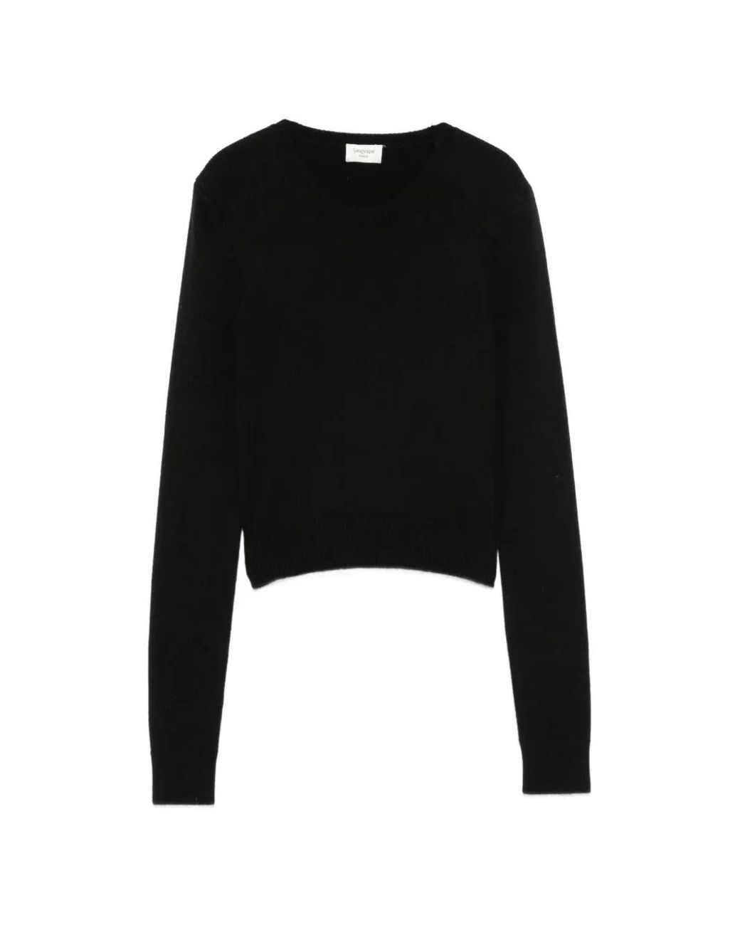 Saint Laurent Black Crewneck Sweater