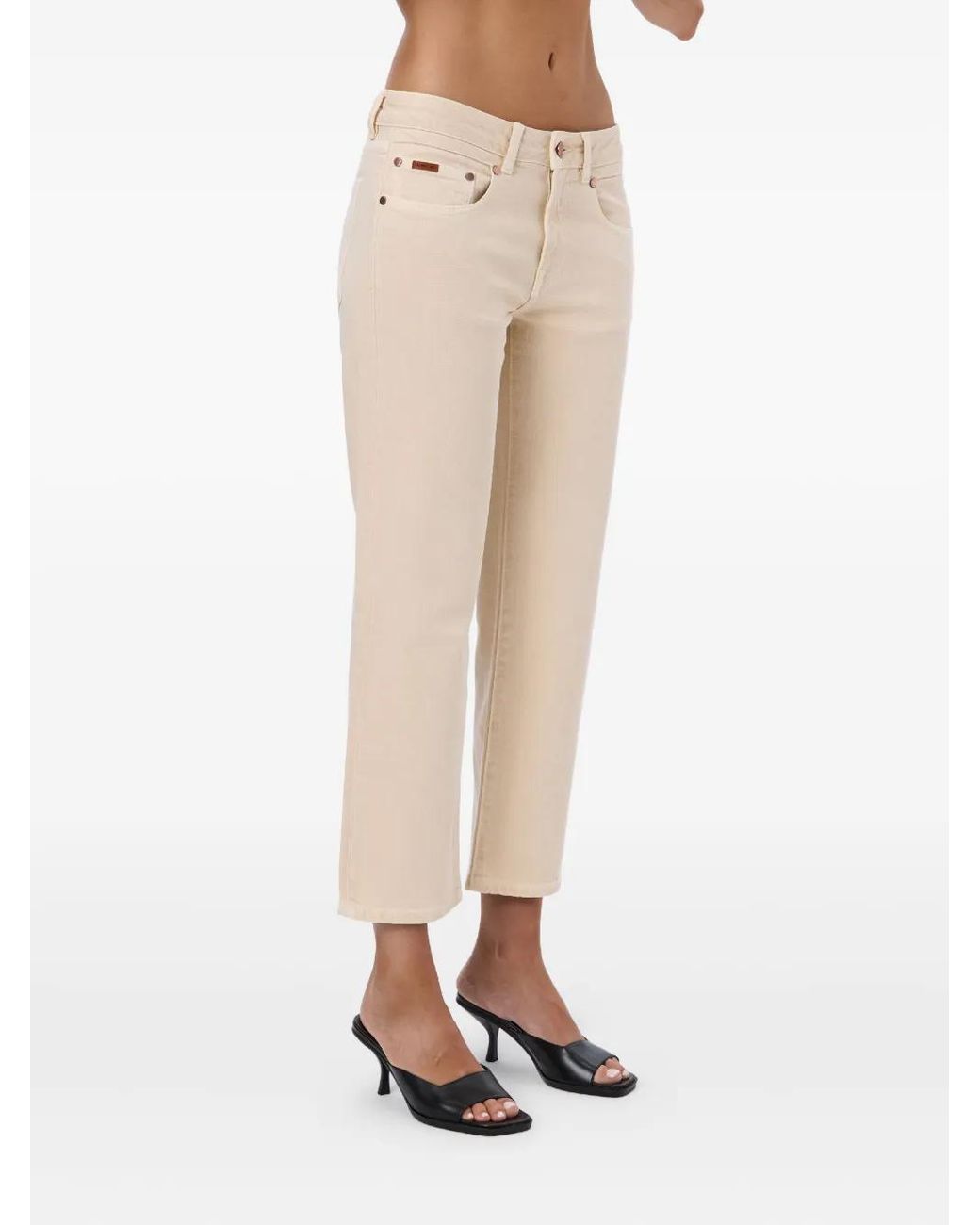 No44 Natural Ivy Ankle Jeans