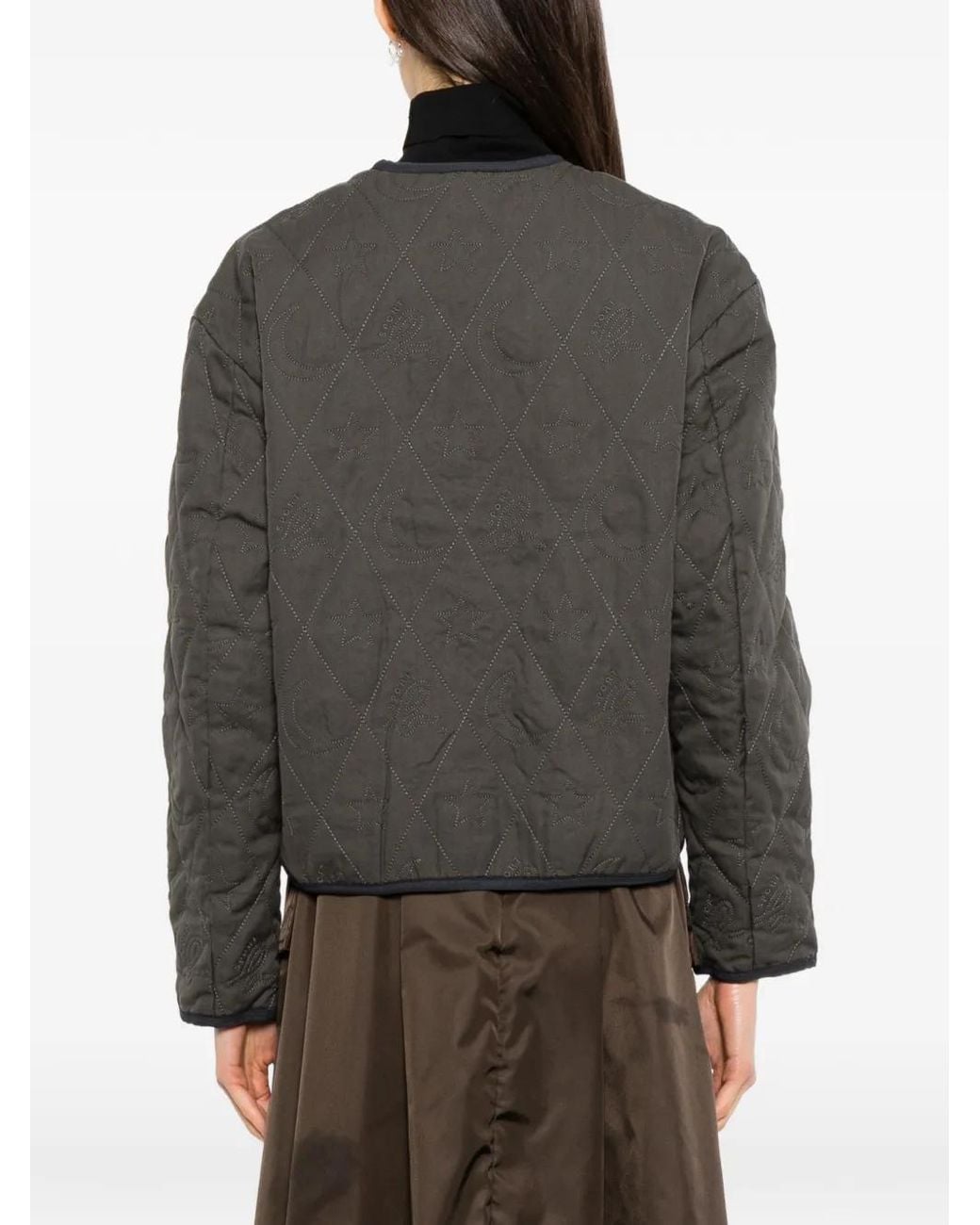 SPORT b. by agnès b. Gray Start-Pattern Quilted Jacket