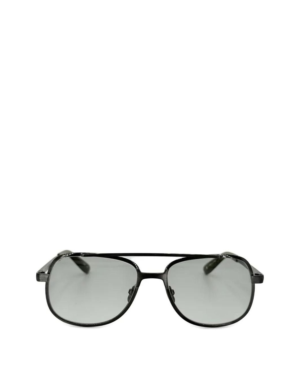 Yellows Plus Gray Lionel Double-Bridge Pilot-Frame Glasses