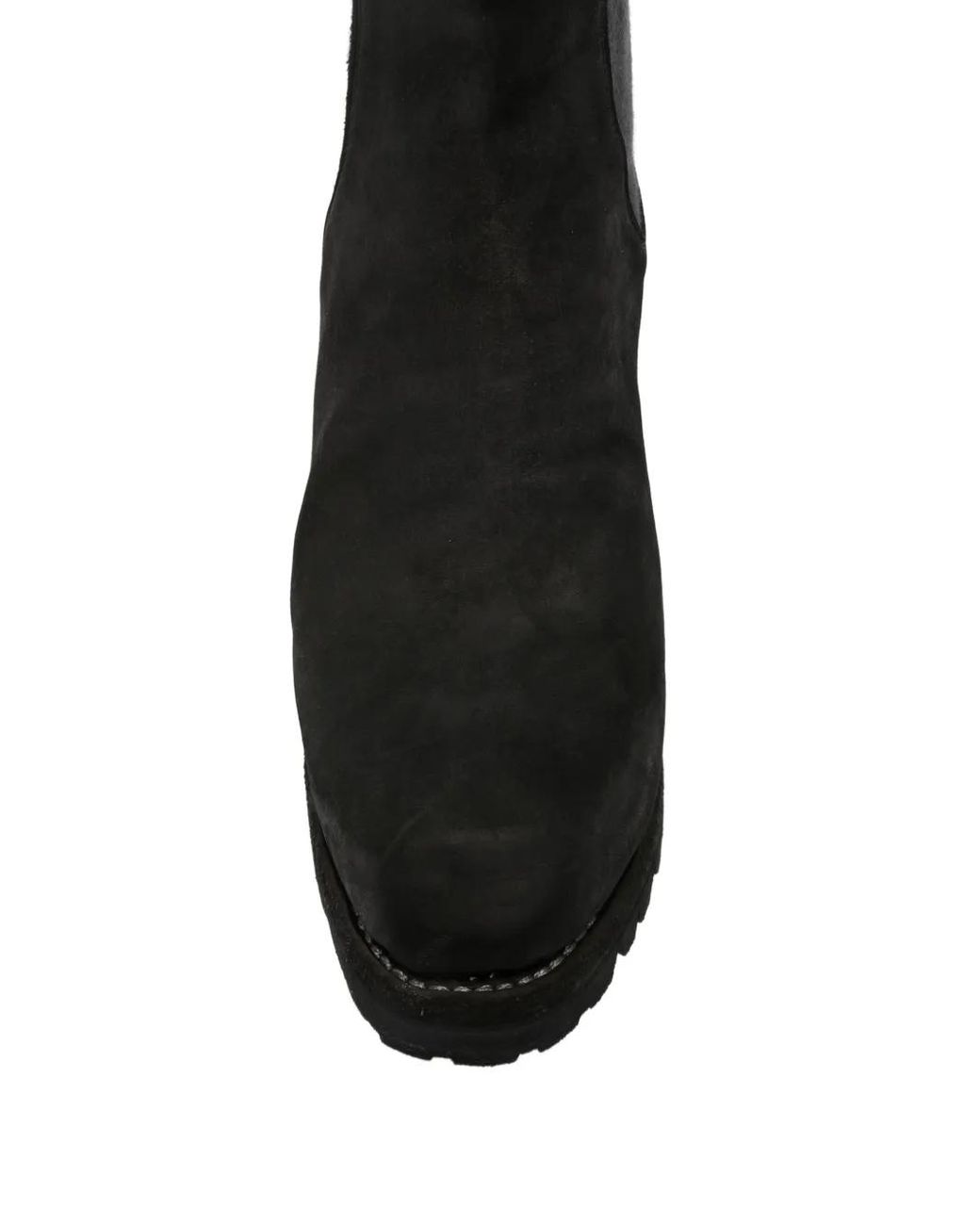 Guidi Black Chunky-Sole Chelsea Boots