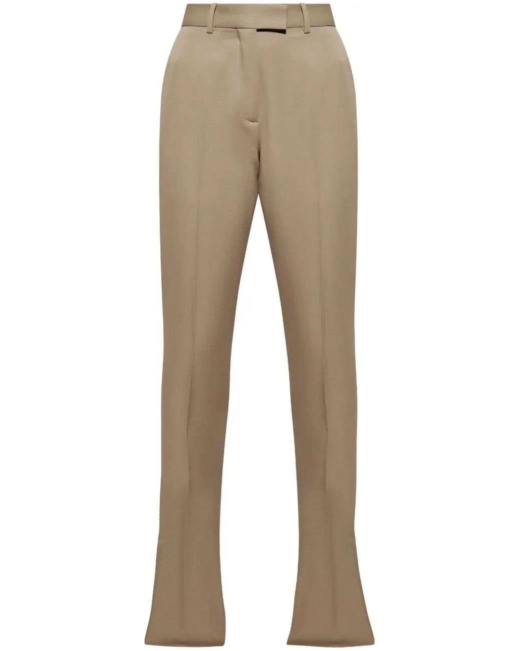 The Attico Natural Virgin-Wool Tailored Trousers