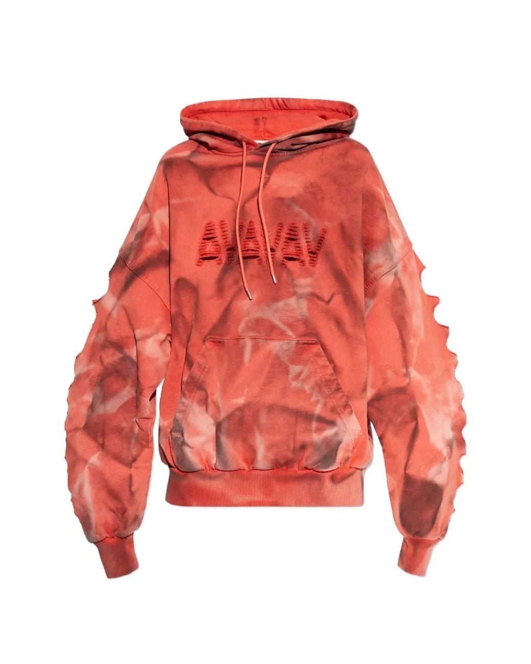 AVAVAV Red Laser Cut Logo Hoodie