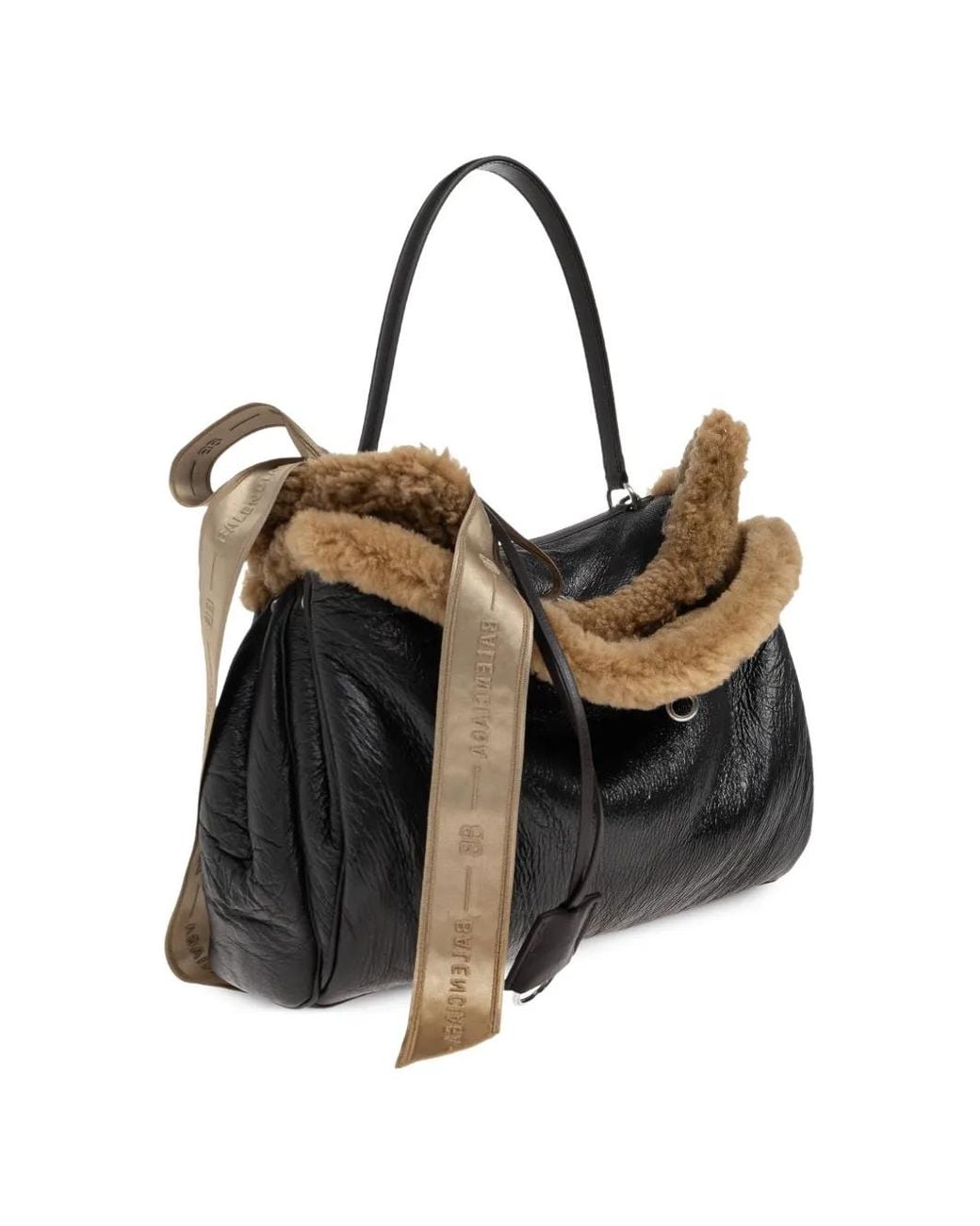 Balenciaga Black "Rodeo Medium" Hand-Held Bag