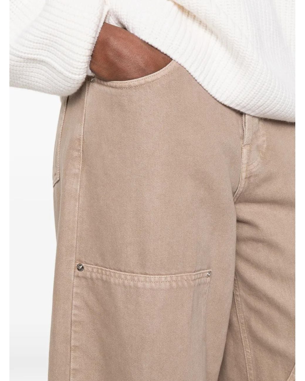 Haikure White Legacy Soft Paneled Jeans