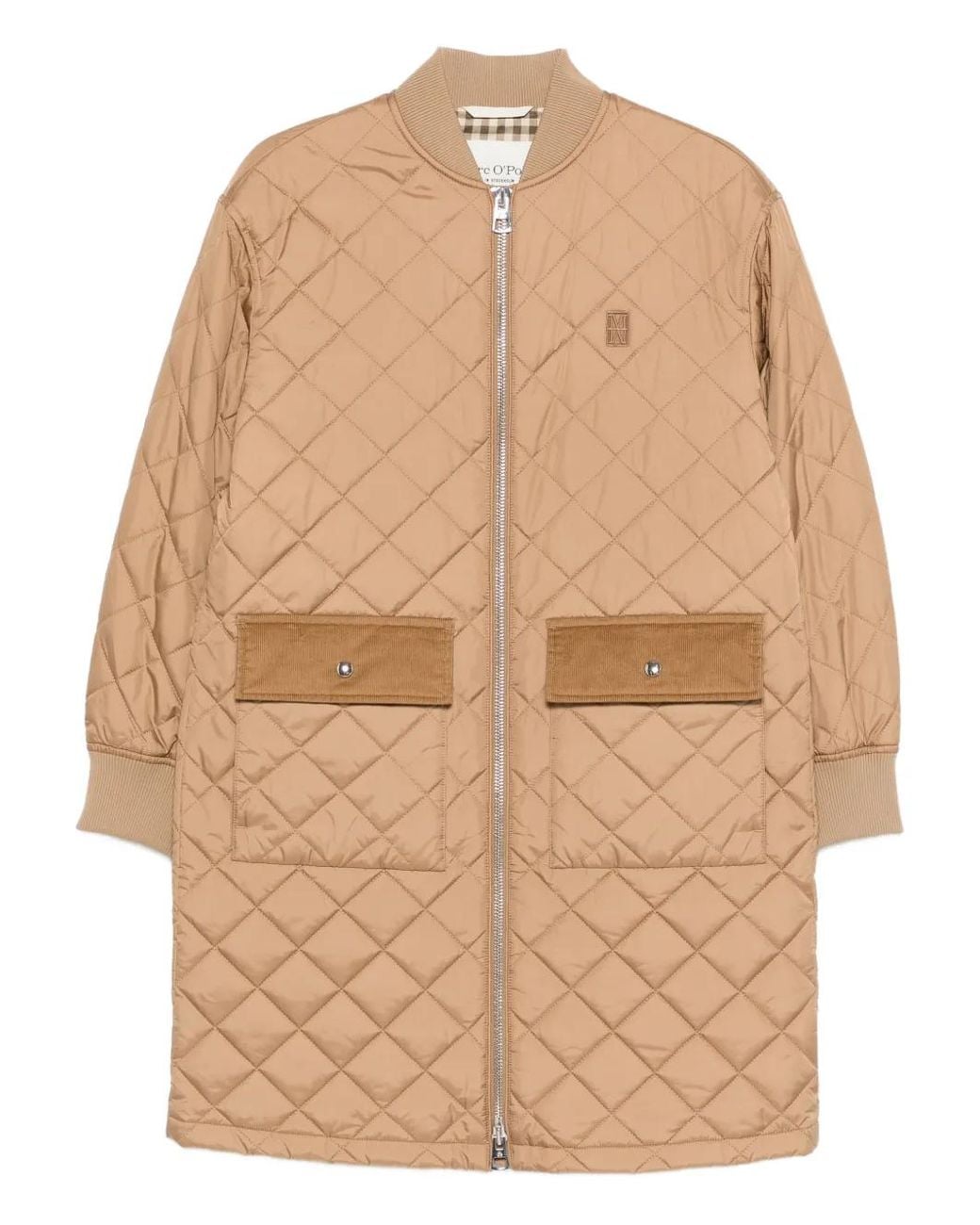 Marc O' Polo Natural Quilted Pocket Coat