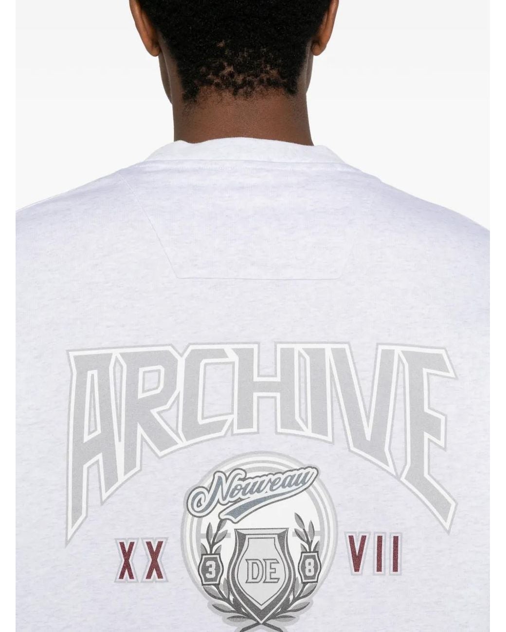 Juun.J White Graphic-Print Long-Sleeve Sweatshirt for men