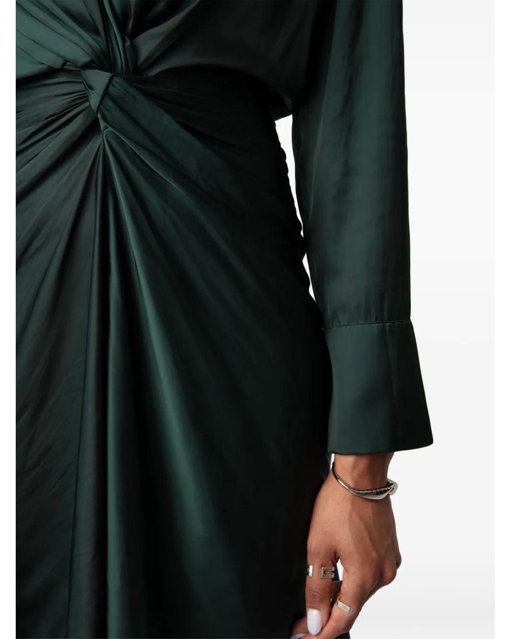 Zadig & Voltaire Green Rozo Dress