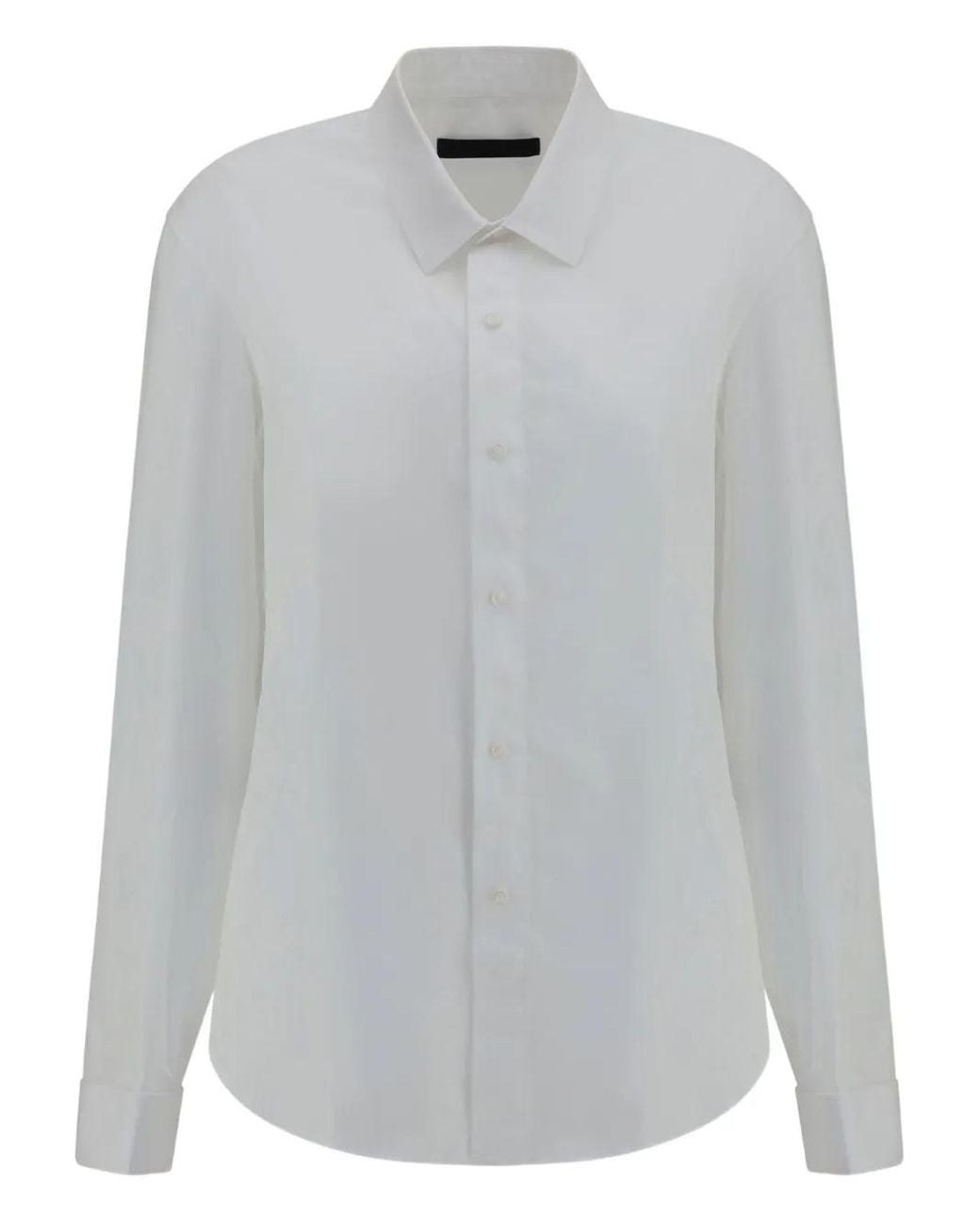 ALAINPAUL Gray Button-Up Cotton Shirt