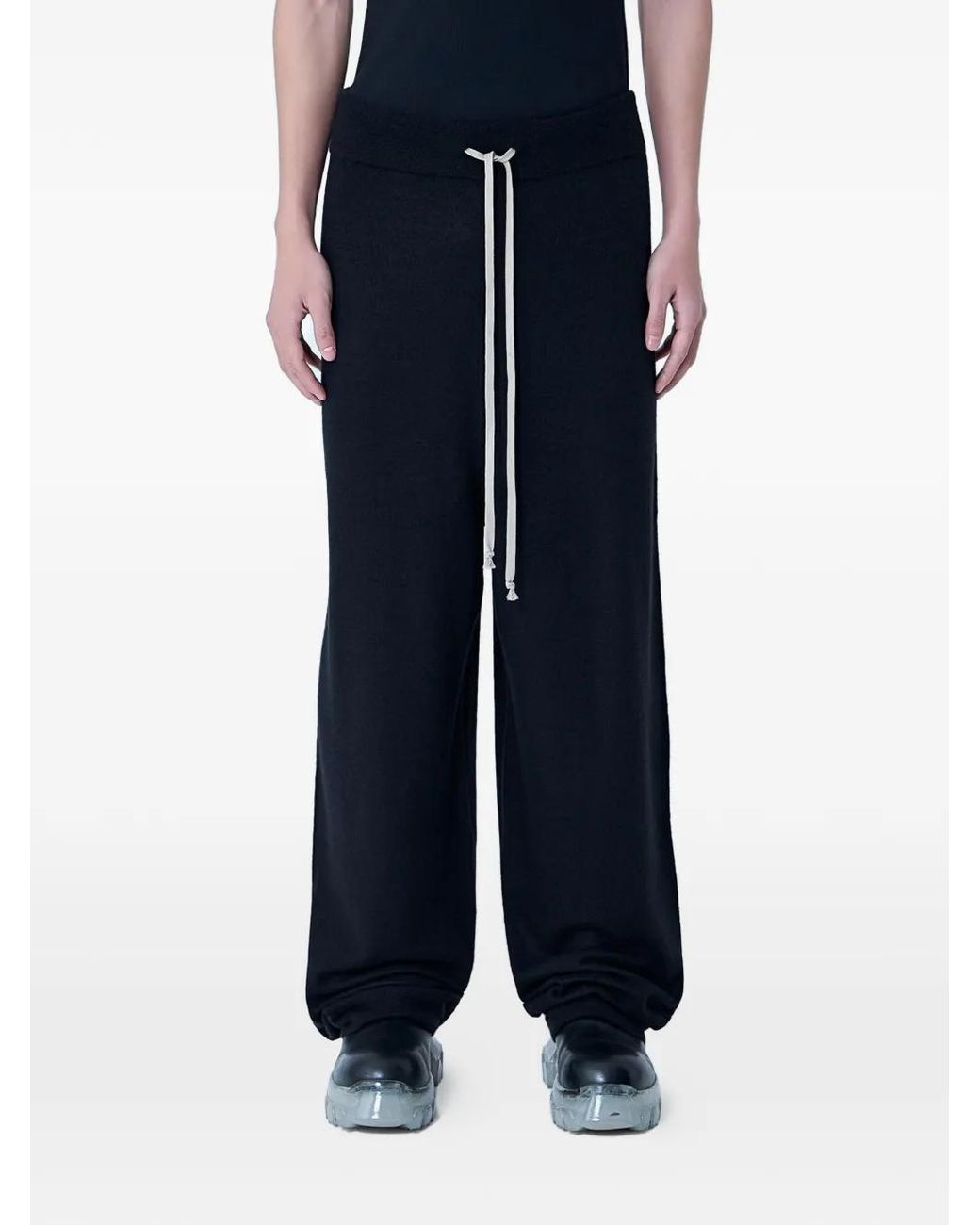 Rick Owens Blue Temple Track Pants for men
