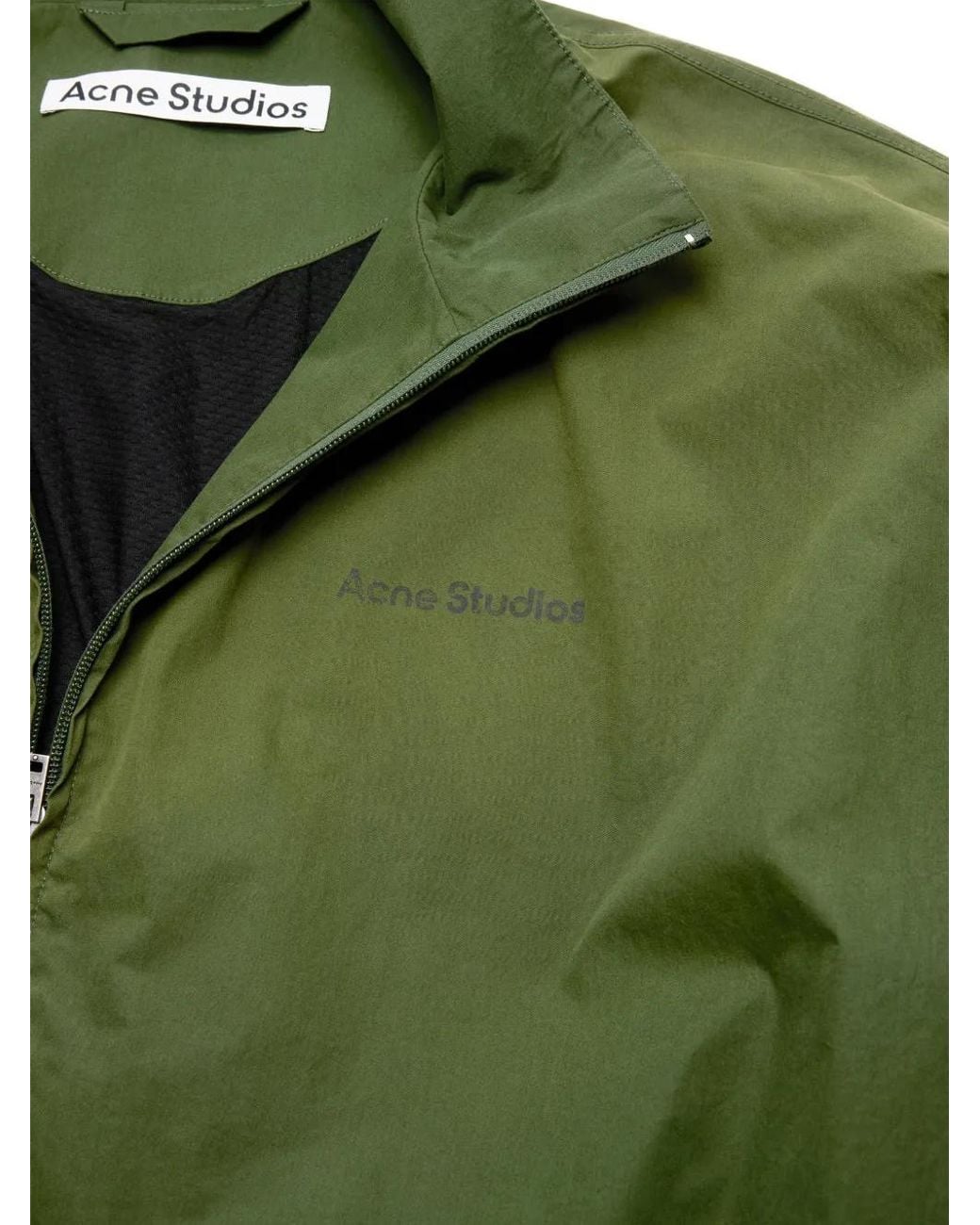 Acne Jack Met Logo En Verwassen Effect in het Green voor heren