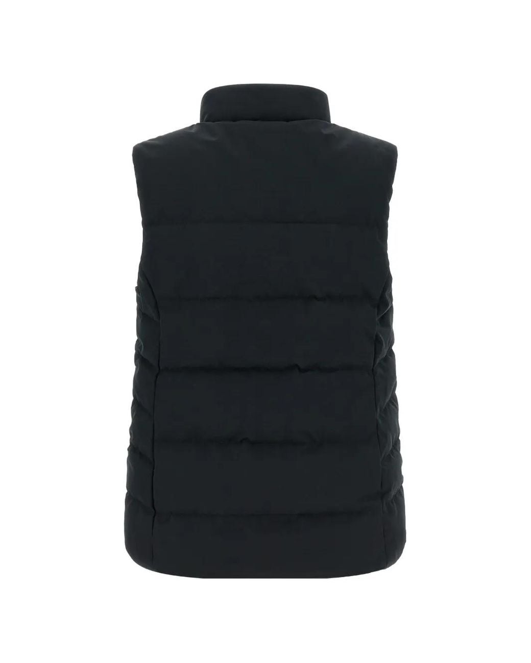 Canada Goose Black Quilted Logo Patch Vest